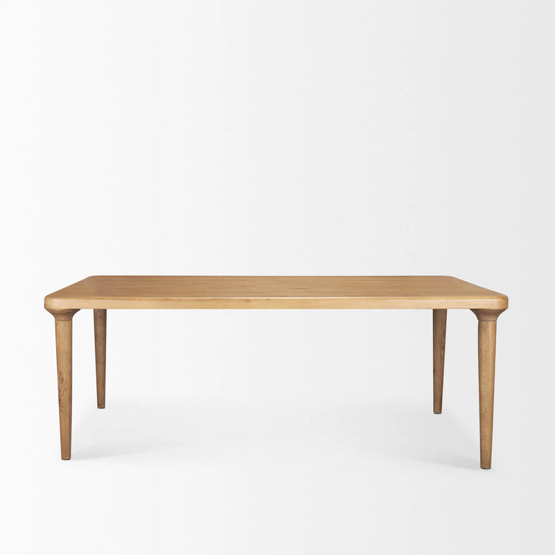 Suvan Dining Table Light Brown Wood | 84"
