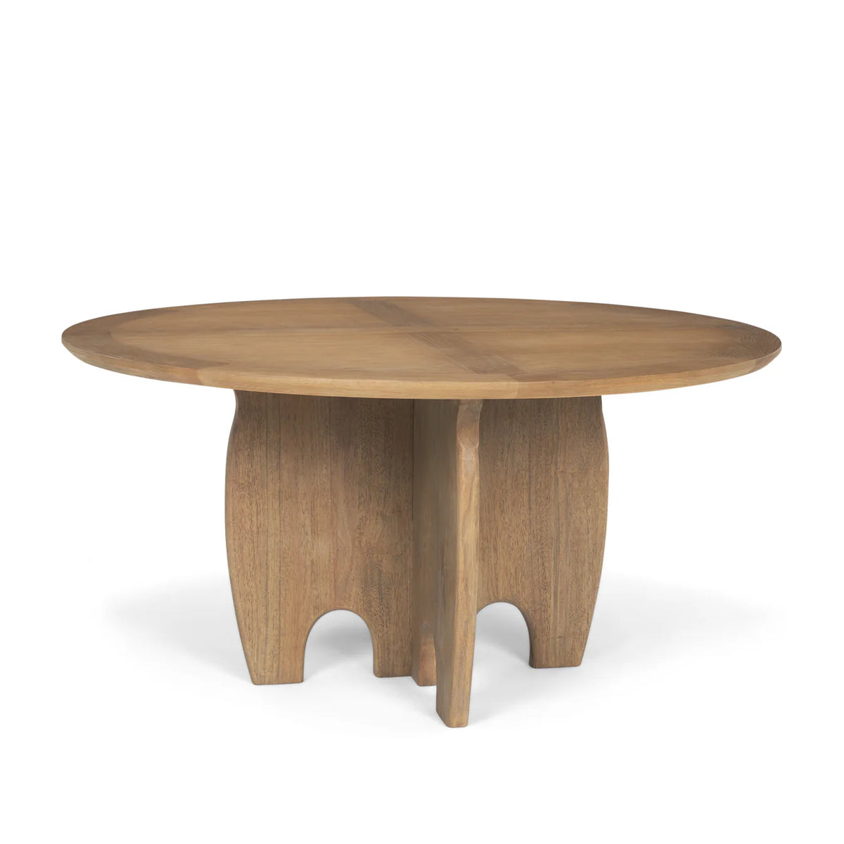 Sonomi Dining Table Medium Brown Wood