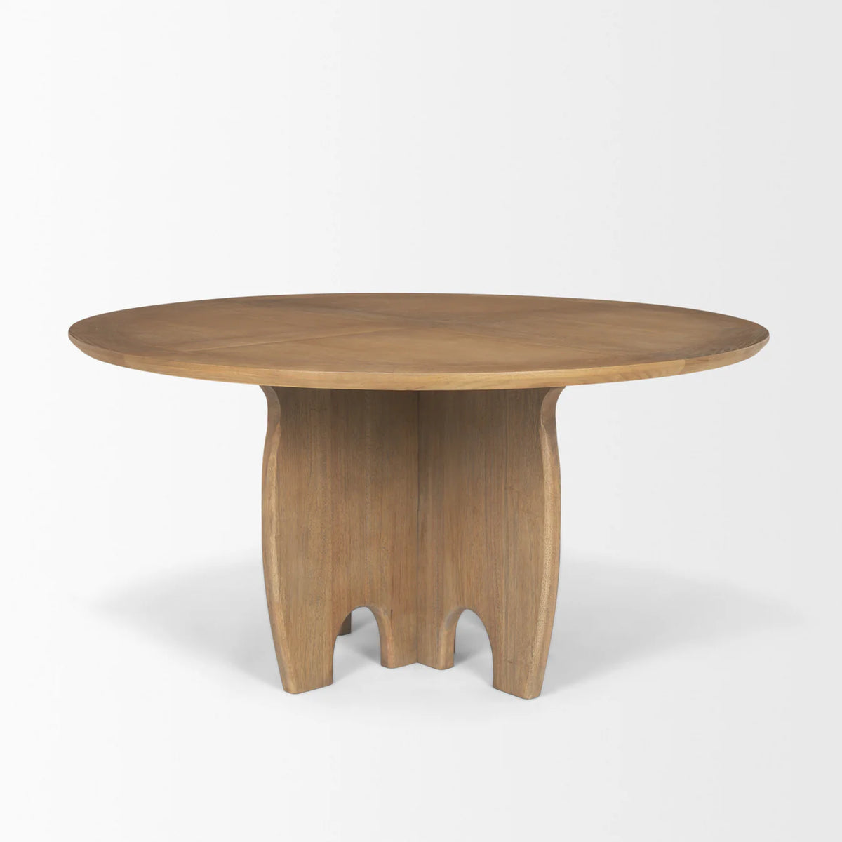 Sonomi Dining Table Medium Brown Wood