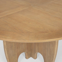 Sonomi Dining Table Medium Brown Wood