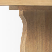 Sonomi Dining Table Medium Brown Wood
