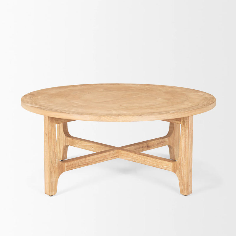 Taylin Coffee Table Light Brown | Wood