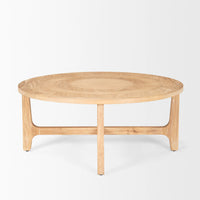 Taylin Coffee Table Light Brown | Wood