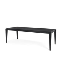 Teva Dining Table Black Wood