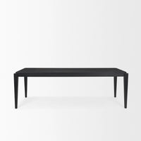 Teva Dining Table Black Wood