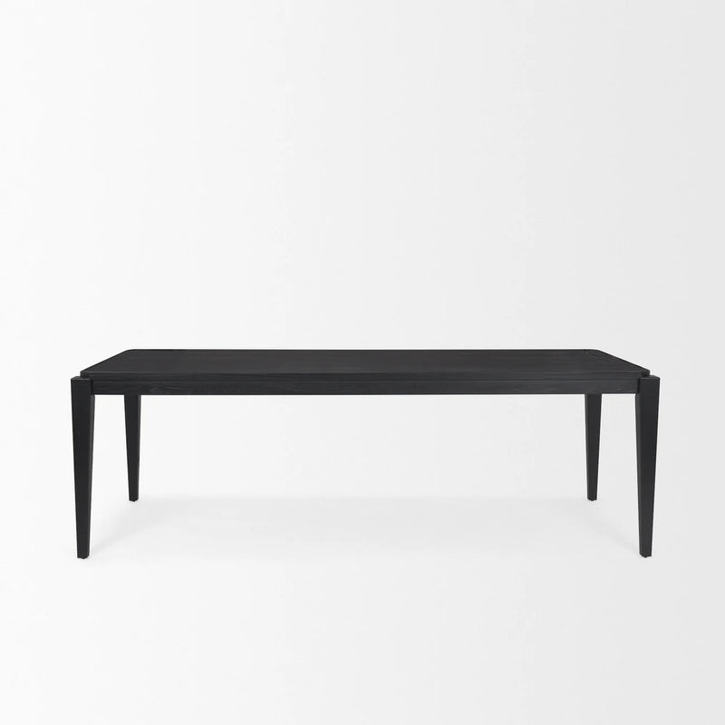 Teva Dining Table Black Wood