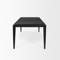Teva Dining Table Black Wood
