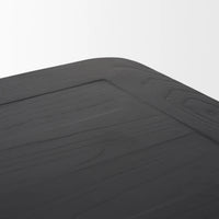 Teva Dining Table Black Wood
