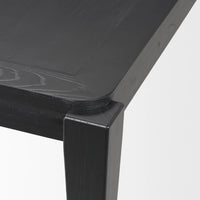 Teva Dining Table Black Wood