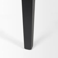 Teva Dining Table Black Wood