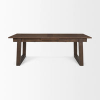 Takota Dining Table Dark Brown | Wood