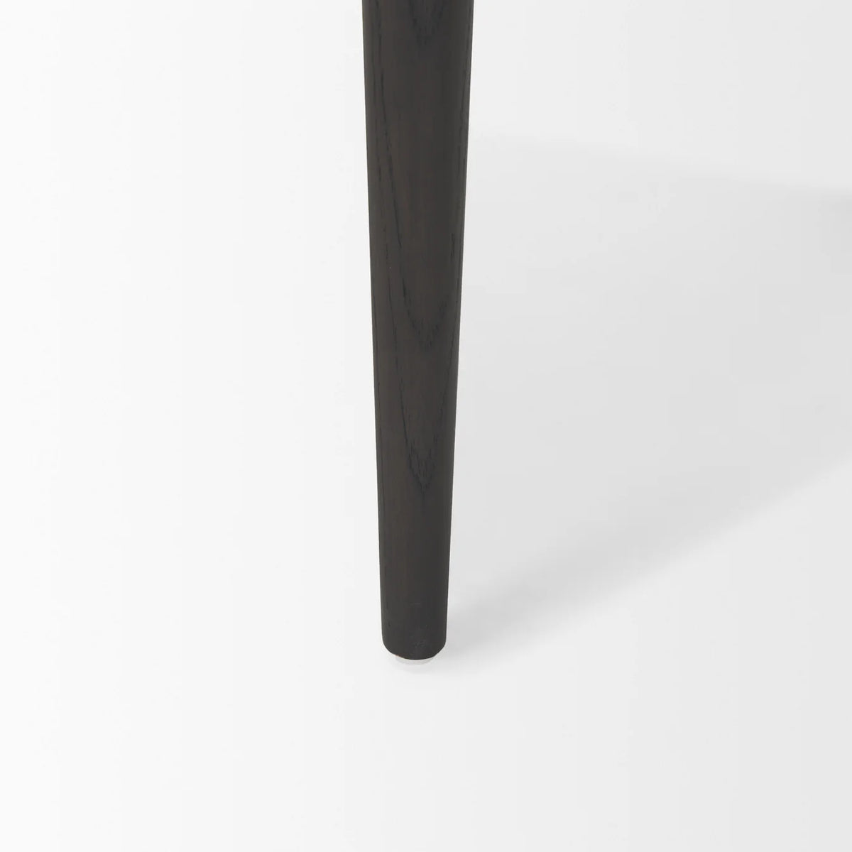 Toni Leather Dining Chair Dark Brown Wood | Leather