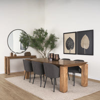 Sapphira Dining Table Brown Wood