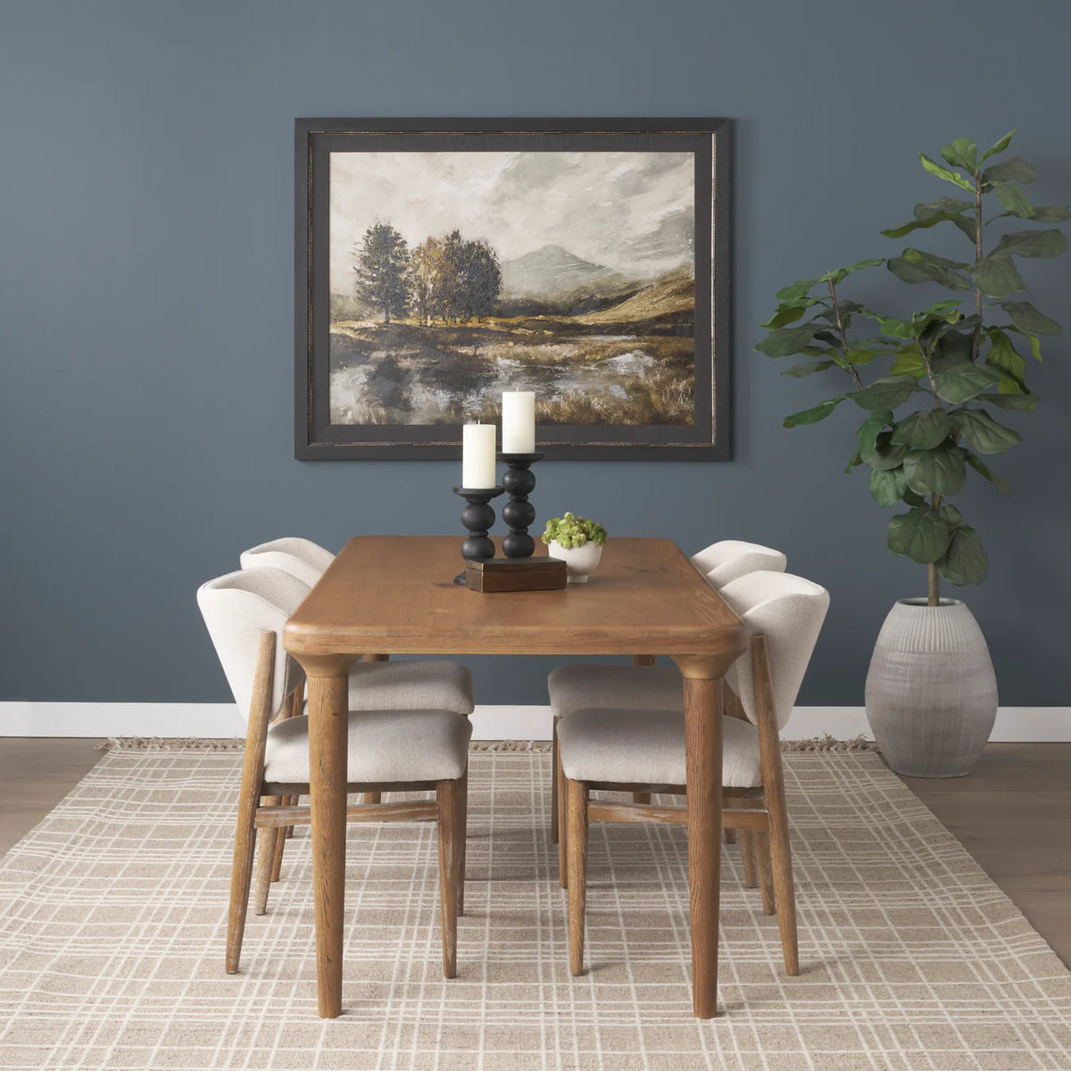 Suvan Dining Table Light Brown Wood | 72"