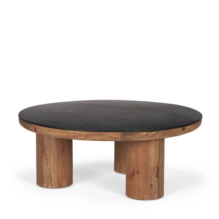 Tuscon Coffee Table Recycled Pine | Black Oak