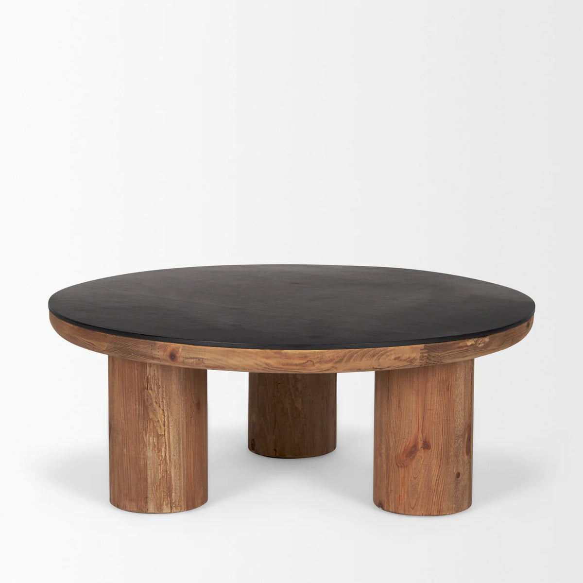 Tavi Coffee Table Brown Wood | Round