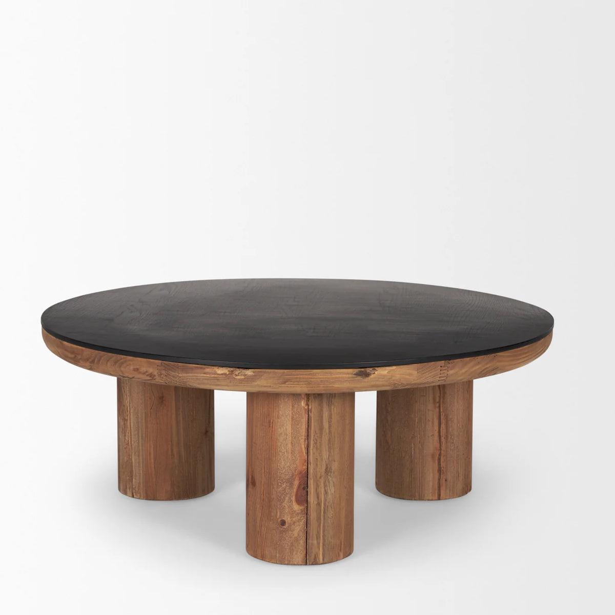 Tuscon Coffee Table Recycled Pine | Black Oak