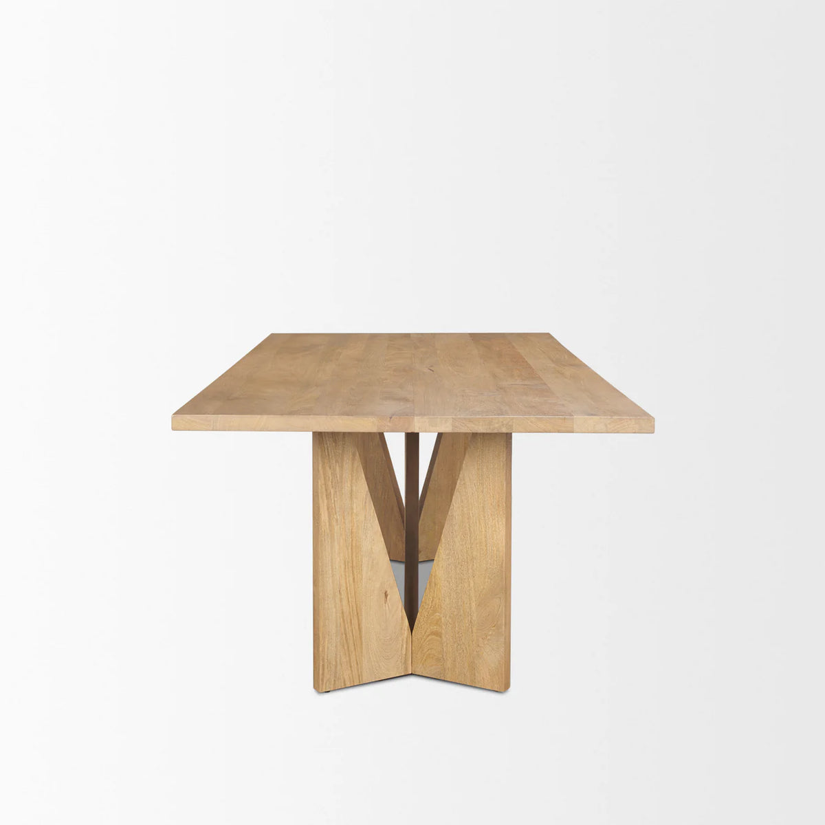 Tarro Rectangle Dining Table Light Brown Wood | Rectangle