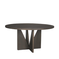 Tarro Round Dining Table Espresso | Wood | Round