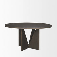 Tarro Round Dining Table Espresso | Wood | Round
