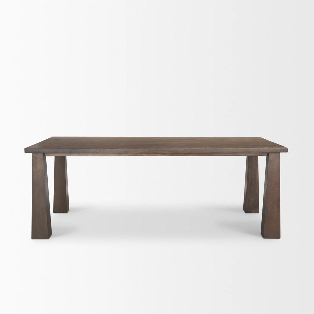 Wolcott Dining Table Dark Brown | Wood | 84"
