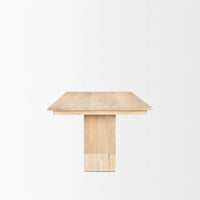 Shivon Dining Table Mango Wood | Travertine | 84"