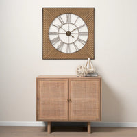 Rondell Wall Clock Gold Metal | Wood