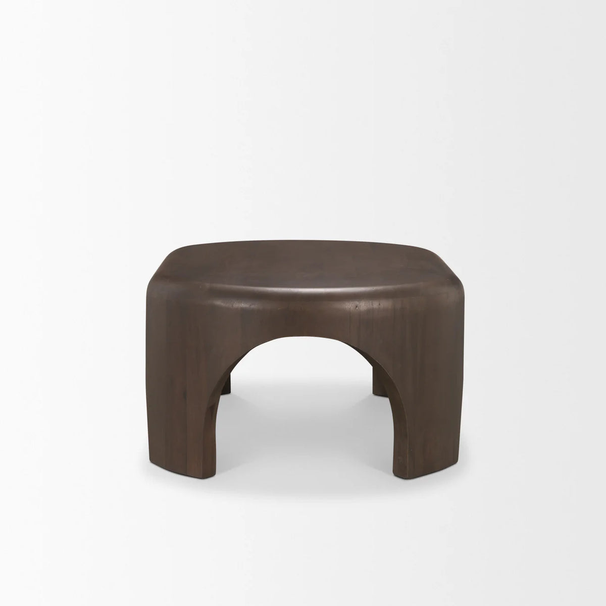 Shima Oval Coffee Table Dark Brown | Wood | Oval