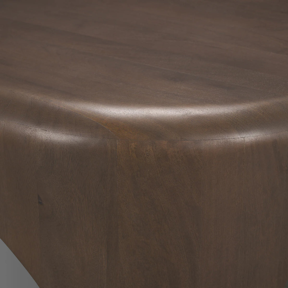 Shima Oval Coffee Table Dark Brown | Wood | Oval