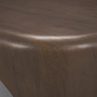 Shima Oval Coffee Table Dark Brown | Wood | Oval