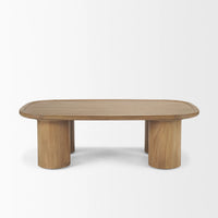 Tavi Coffee Table Medium Brown | Wood