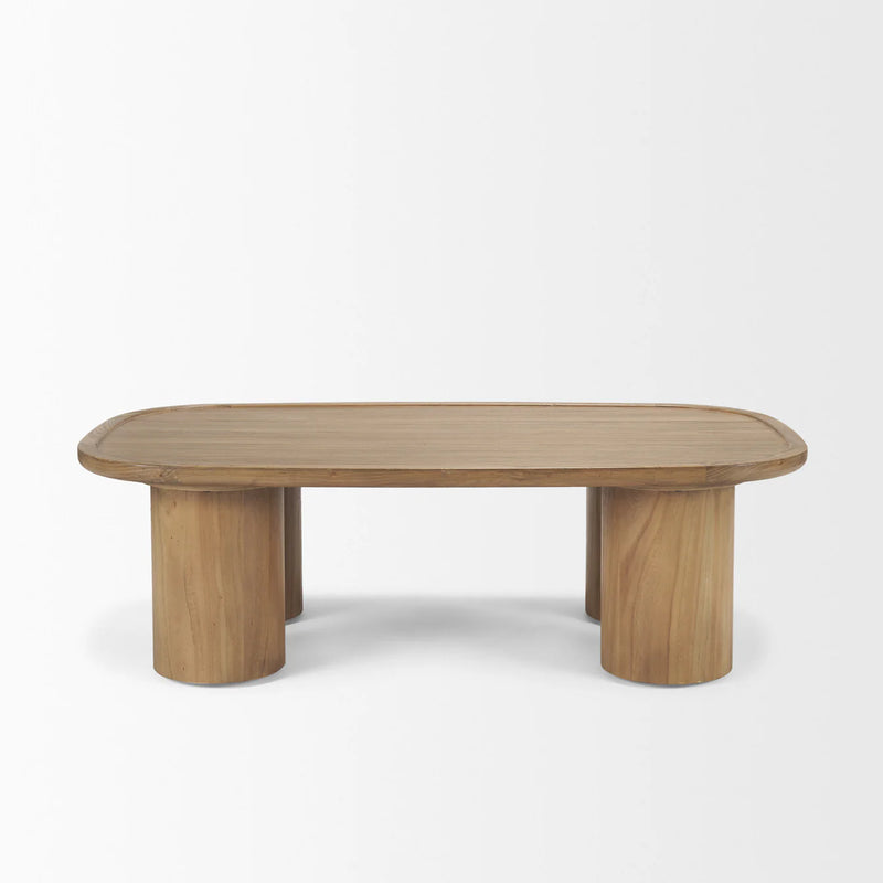 Tavi Coffee Table Medium Brown | Wood