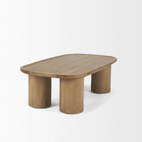 Tavi Coffee Table Medium Brown | Wood