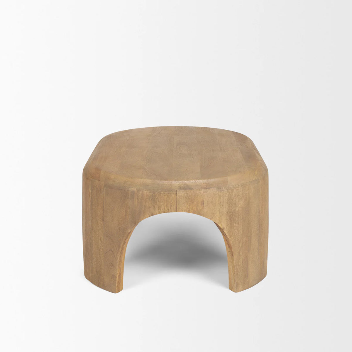 Shima Oval Coffee Table Light Brown | Wood | Oval
