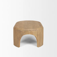 Shima Oval Coffee Table Light Brown | Wood | Oval