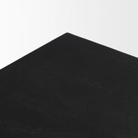 Tarro Rectangle Dining Table Black Wood | Rectangle