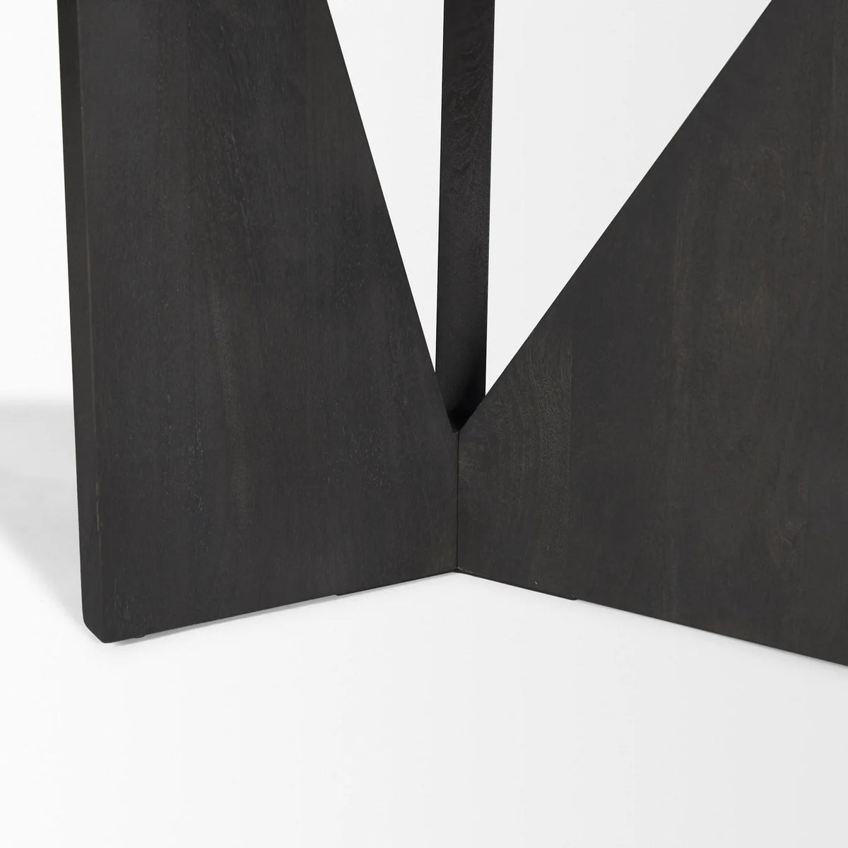 Tarro Rectangle Dining Table Black Wood | Rectangle