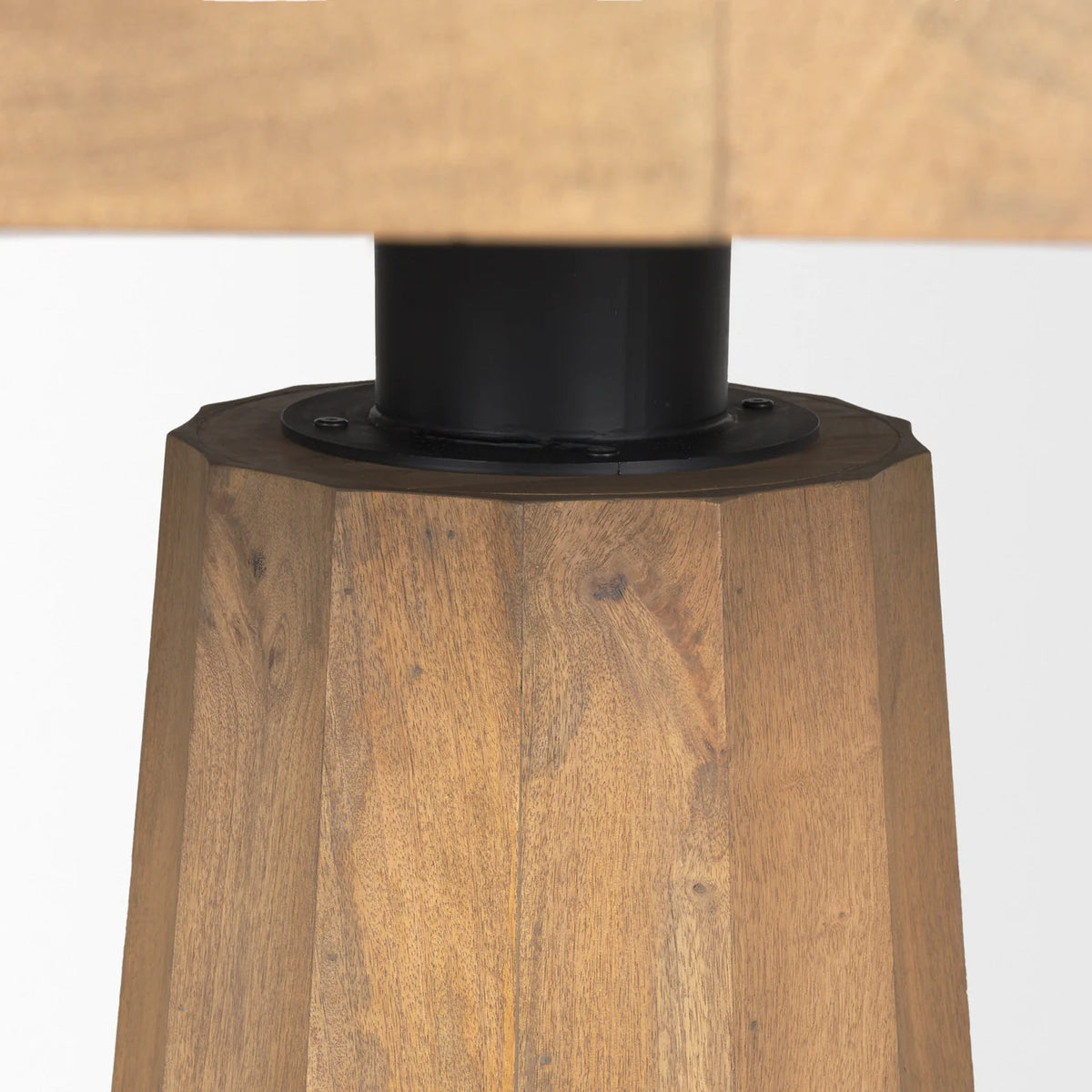 Swanson Round Dining Table Light Brown Wood