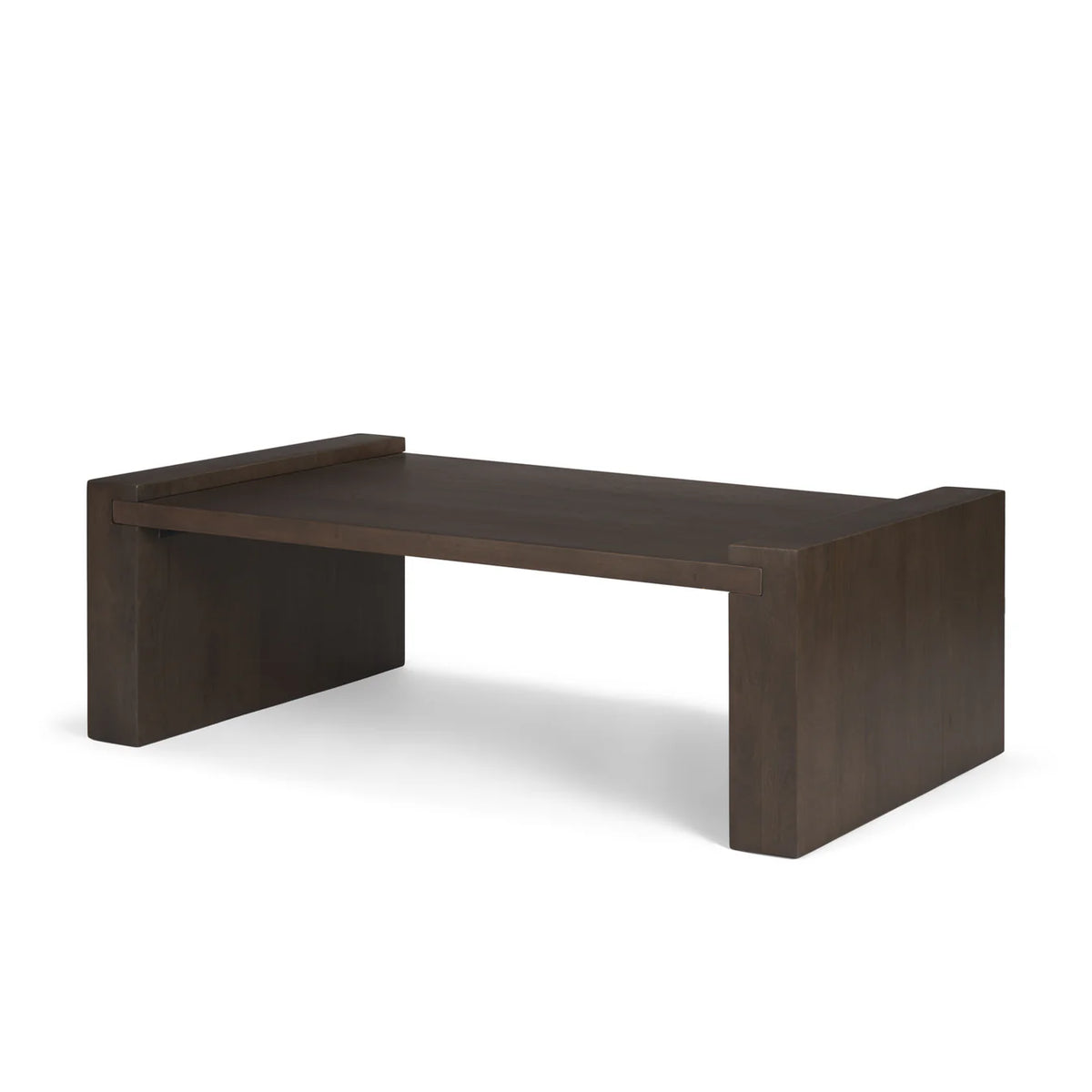 Wesson Coffee Table Dark Brown Wood