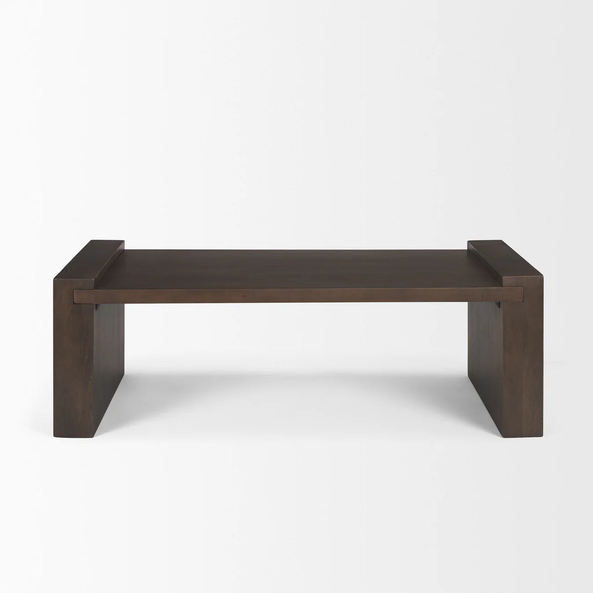 Wesson Coffee Table Dark Brown Wood