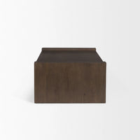 Wesson Coffee Table Dark Brown Wood