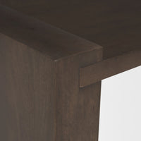 Wesson Coffee Table Dark Brown Wood