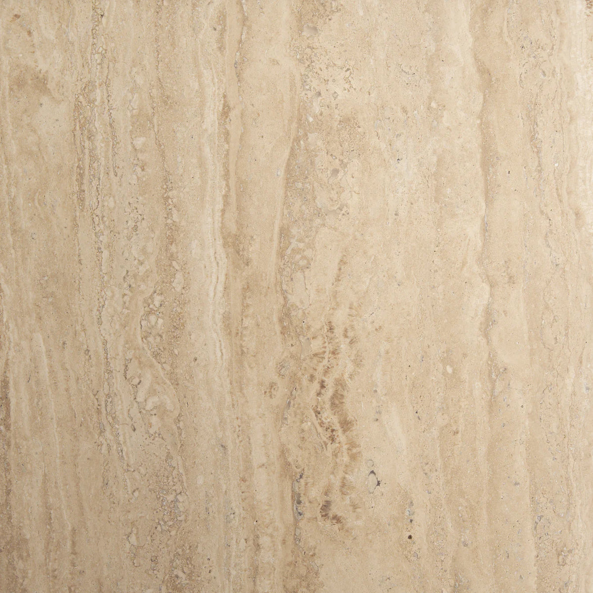 Wade Coffee Table Travertine | Black Metal