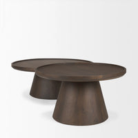 Takoda Coffee Table Dark Brown | Wood
