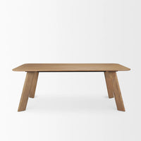 Welborn Dining Table Light Brown | 84" | Wood