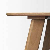 Welborn Dining Table Light Brown | 84" | Wood