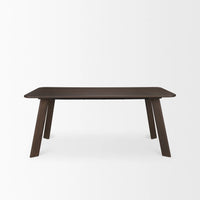 Welborn Dining Table Medium Dark Brown | 72" | Wood