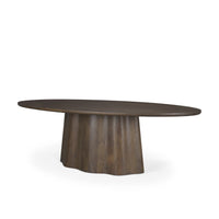 Jovani Oval Dining Table Dark Brown | Wood | Oval