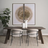 Welborn Dining Table Medium Dark Brown | 72" | Wood