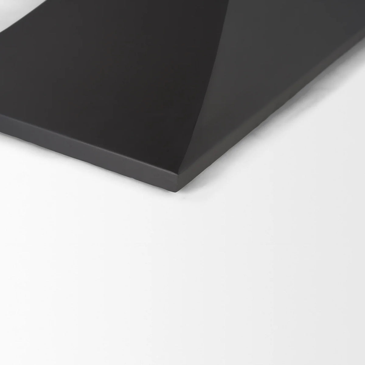 Maxton Dining Table Dark Brown Wood | Dark Gunmetal